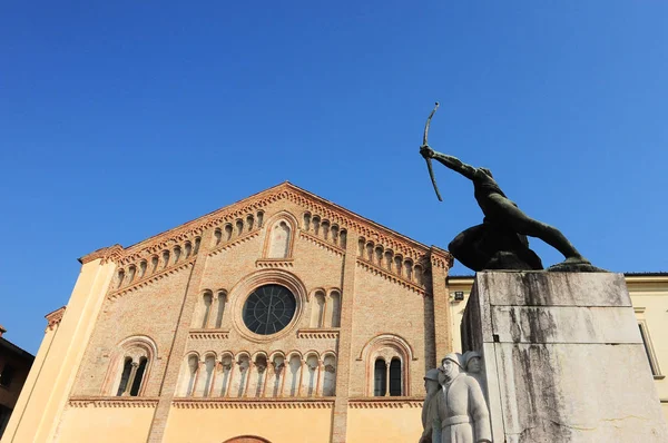 Fasada Teatru Saint Domenico Mieście Crema Lombardia Włochy — Zdjęcie stockowe