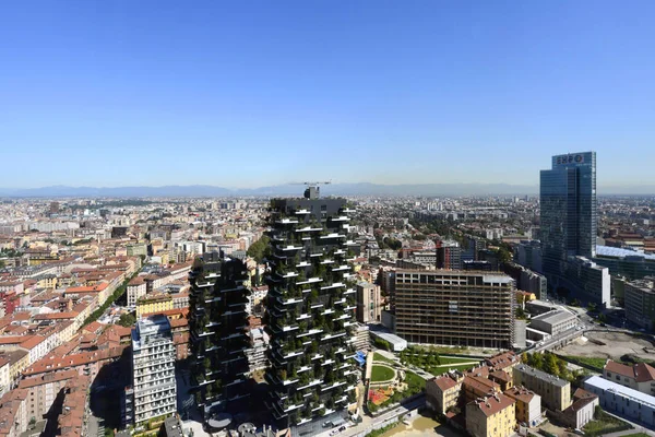 Mudanças Verticais Cidade Milão Lombário Itália — Fotografia de Stock