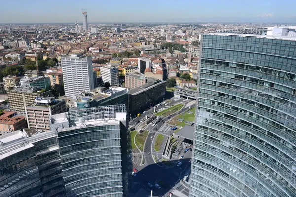 Torre Unicredi Cidade Milão Lombardia Itália — Fotografia de Stock