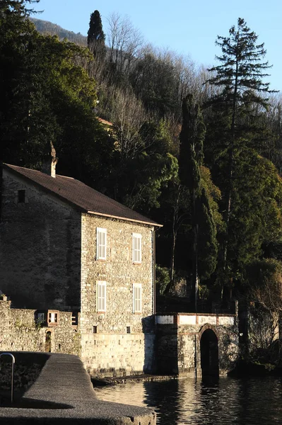 House Lake Village Corenno Plinio Lombardy Italy — Stock Photo, Image