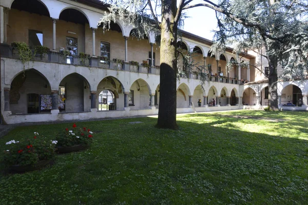 Municipal Library Town Treviglio Lombardije Italië — Stockfoto