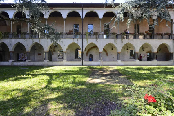 Minicipal Library Town Treviglio Lombardije Italië — Stockfoto