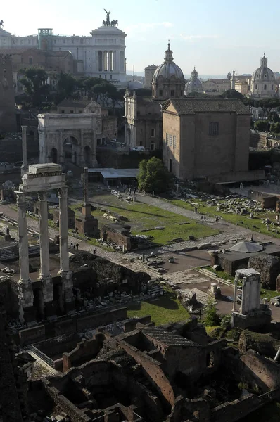 Forum Romano Nella Città Roma Lazio Italia — Foto Stock