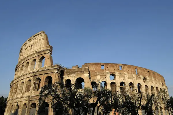 Ρωμαϊκό Κολοσσαίο Στην Πόλη Της Ρώμης Λάτσιο Ιταλία — Φωτογραφία Αρχείου