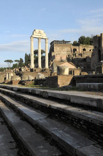 Detalhes Forum Romano Roma Lazio Itália — Fotografia de Stock