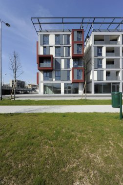 The Harici Court Como, Units Living in the City of Como, Lombardy, İtalya, 02-05-08