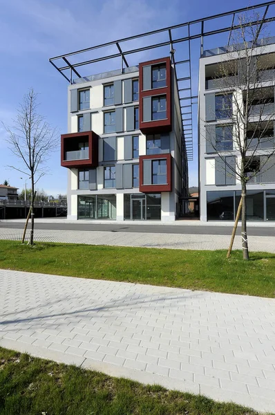 External New Court Como Units Living City Como Lombardije Italië — Stockfoto