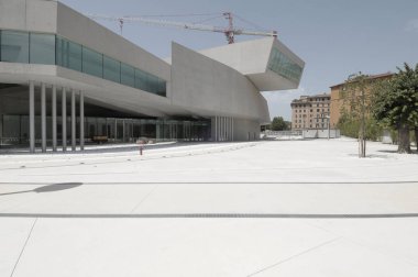 Maxxi Müzesinin Roma, Lazio, İtalya 'daki Girişi, 23-07-09