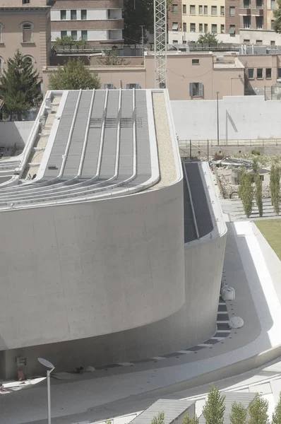 Detalle Del Maxxi Museo Ciudad Roma Lazio Italia — Foto de Stock