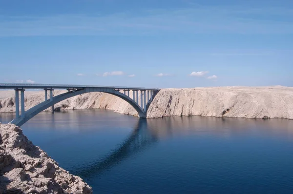 Bridge Dla Islandii Pagi Kratii — Zdjęcie stockowe