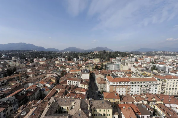 Przegląd Panoramiczny Miejsca Wartości Lombardy Włochy — Zdjęcie stockowe