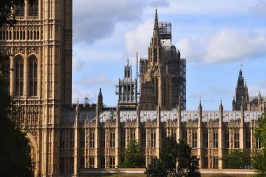 Batıdaki Sarayın Yıkım Londra şehrinde, Büyük Britain, 15-08-19