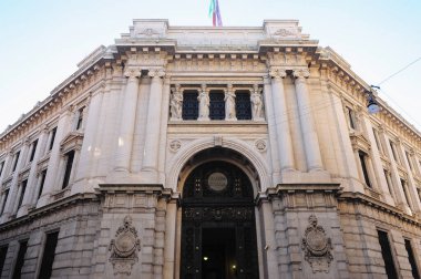 İTALYA BANK PALACE, MİLAN, LOMBARdy, İTALYA, 11-12-12