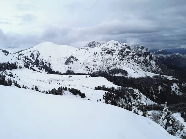Zicht Top Van Ario Mountain Trompia Valley Lombardie Italië — Stockfoto