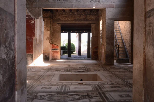 Pompei Campania Italy Arkhaeoloji Tesi — Stok fotoğraf