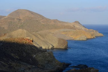 CABO DE GATA NIJAR, ANDALUCIA, İSPAN, 25-08-15 Ulusal Parkı 'ndan görüntüler