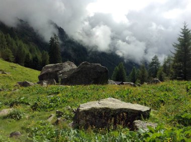 VALTELLINA, LOMBARdy, İTALYA, 30-04-18 LANDASI