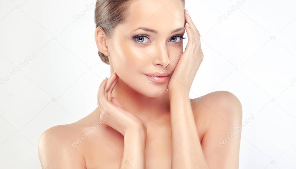 Young Woman with clean fresh skin