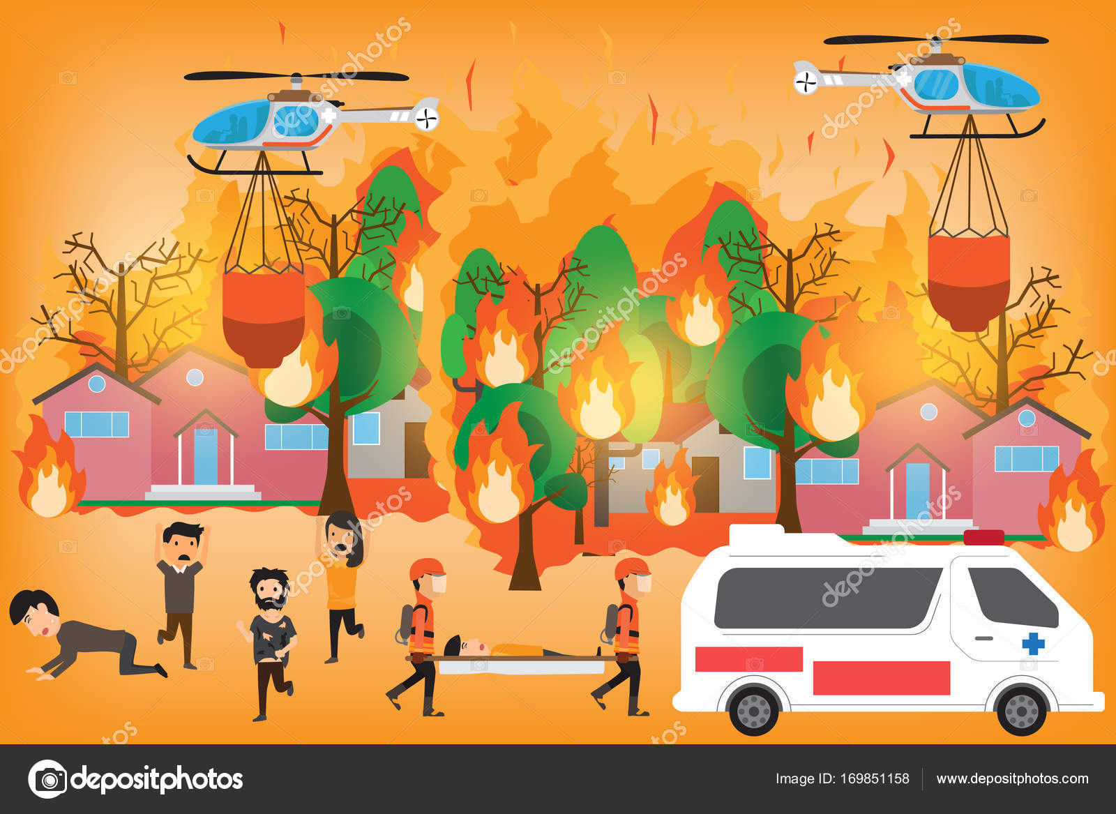 Imágenes: para dibujar de incendios forestales ...