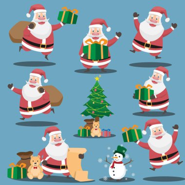 Noel Noel Baba. Komik Noel Baba farklı teşkil etmektedir ayarla 