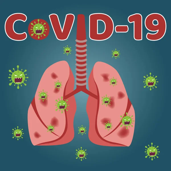 Coronavírus Elementos Covid Banner Saúde Médico Espalhador Novo Coronavirus 2019 —  Vetores de Stock