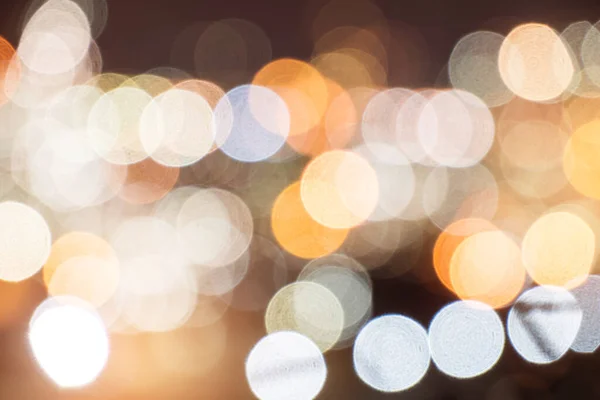 Defocused City Night Filtered Bokeh Abstract Background Bokeh Background Texture — Stock Photo, Image