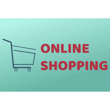 Mobil Uygulama 'da online alışveriş. Mobil uygulama, e-ticaret telefon alım ve ödeme konsepti. Alışveriş arabası logosu Vektör illüstrasyonu.