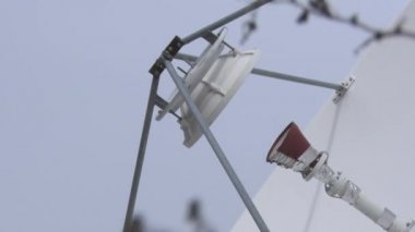 Uydu antenleri sinyal alır ve gönderir
