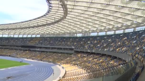 National Sports Complex "Olympic" Kiev — Stok video