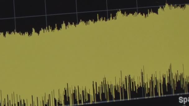 Radioelektronika měřicí zařízení, osciloskop — Stock video