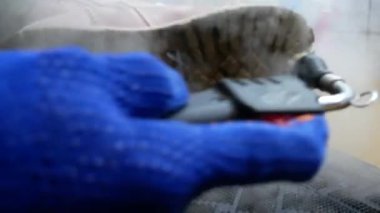 Buhar kullanırken kuru temizleme ayakkabıları