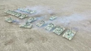 Tank eğitim sahası, tatbikatlar, üst görüş