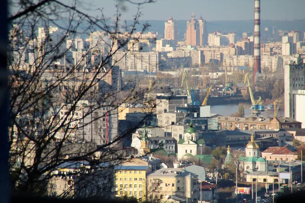 Городской пейзаж города — стоковое фото