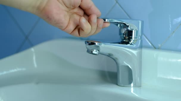 Lavado minucioso de manos para prevenir enfermedades — Vídeos de Stock