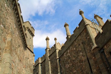 Vorontsov Sarayı Alupka 'da. Kırım. Ukrayna