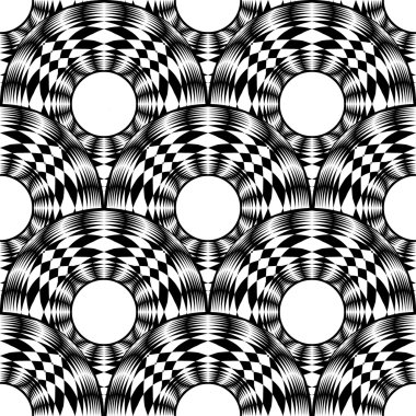 kesintisiz tek renkli daire desen tasarım