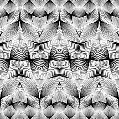 kesintisiz tek renkli dekoratif desen tasarım