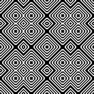 kesintisiz tek renkli geometrik desen tasarım