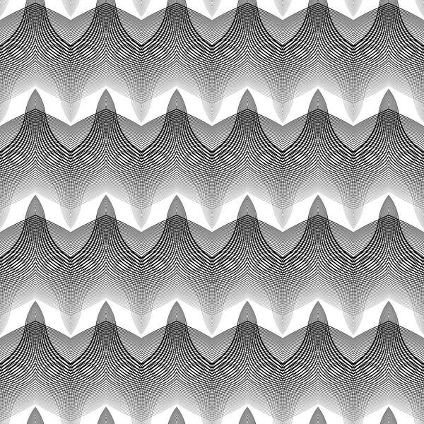 Modèle de grille monochrome sans couture — Image vectorielle