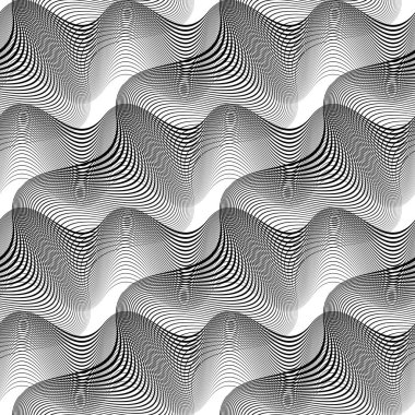 Sorunsuz tek renkli sallanan desen tasarım