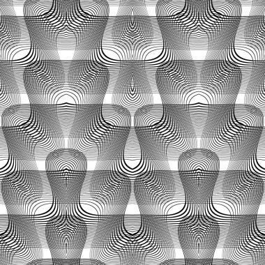 kesintisiz tek renkli ızgara desen tasarım