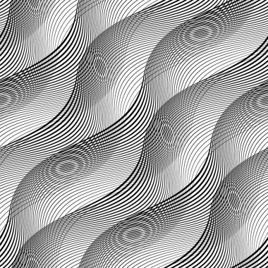 Sorunsuz tek renkli sallanan desen tasarım