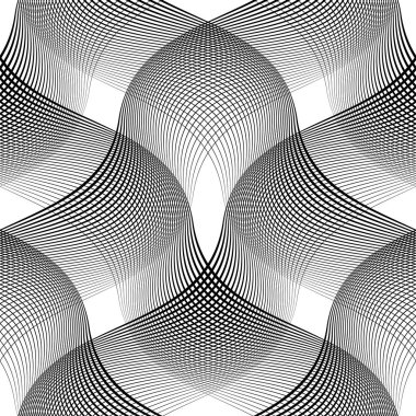 Sorunsuz tek renkli sallanan desen tasarım