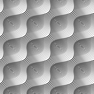 Sorunsuz tek renkli sallanan desen tasarım