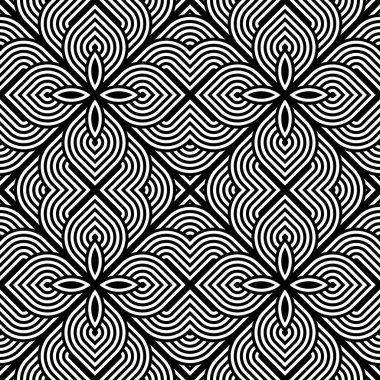 kesintisiz tek renkli dekoratif desen tasarım