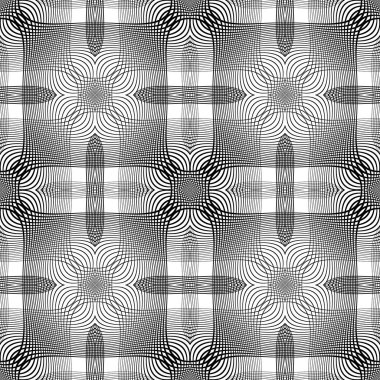 kesintisiz tek renkli ızgara desen tasarım