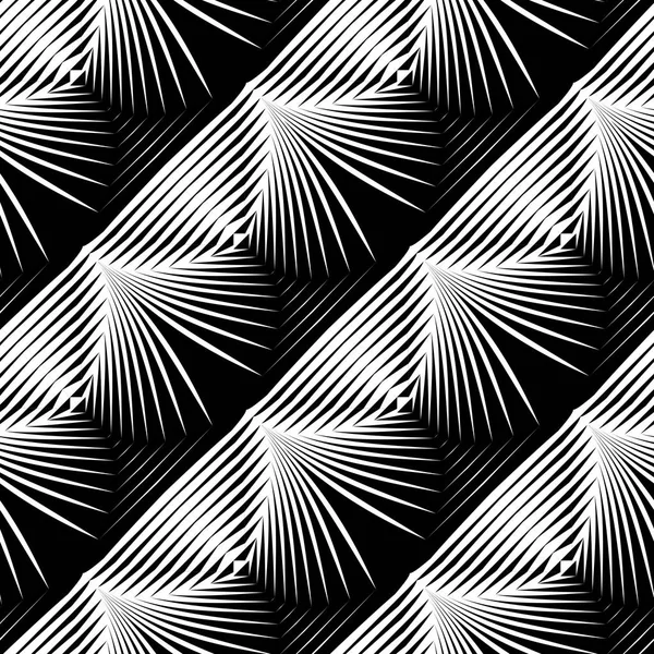 Design seamless monochrome shell pattern — Stock Vector