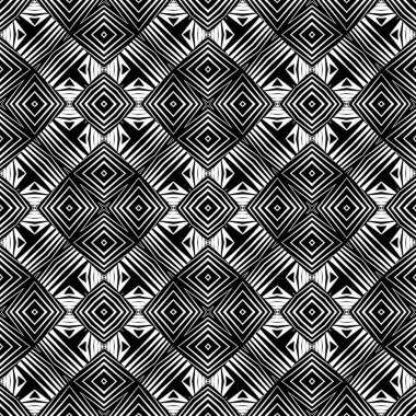 kesintisiz tek renkli geometrik desen tasarım