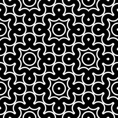 kesintisiz tek renkli geometrik desen tasarım