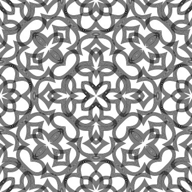 kesintisiz tek renkli dekoratif desen tasarım